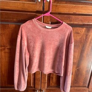 Women's Pink Cropped Top